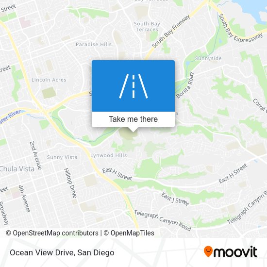 Mapa de Ocean View Drive