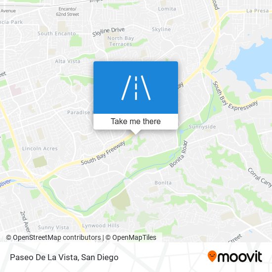 Mapa de Paseo De La Vista