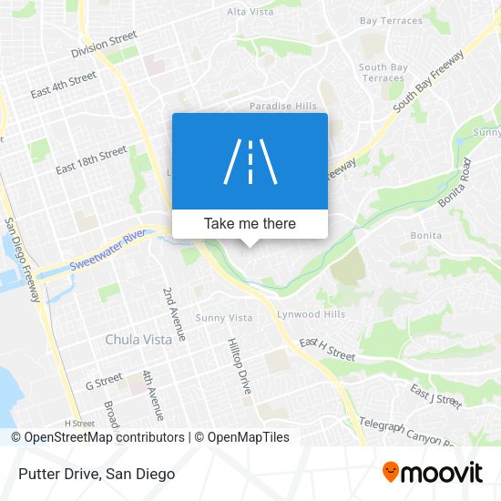 Mapa de Putter Drive