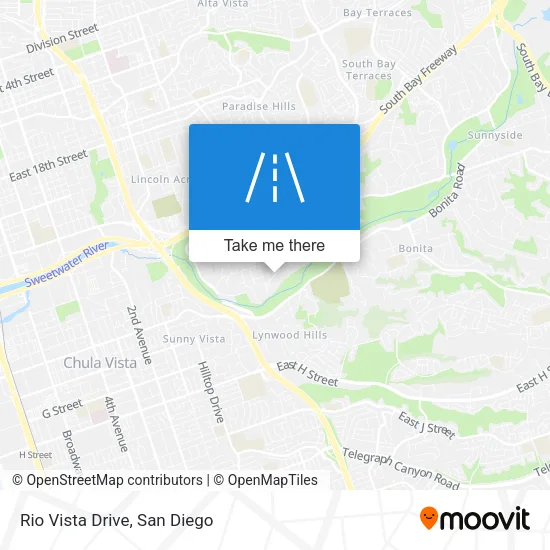Rio Vista Drive map