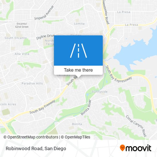 Mapa de Robinwood Road