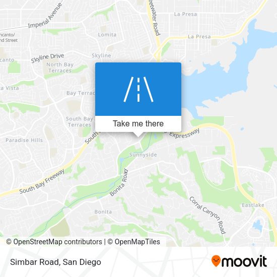 Mapa de Simbar Road