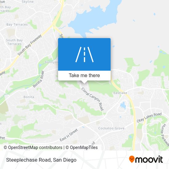 Steeplechase Road map