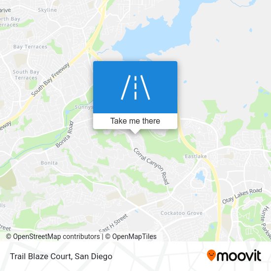 Mapa de Trail Blaze Court