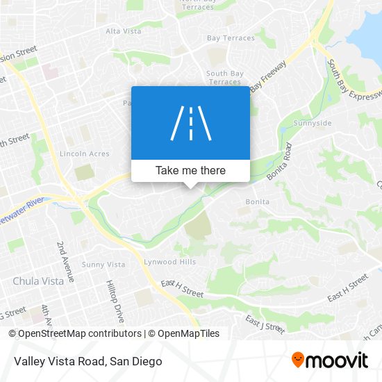 Valley Vista Road map