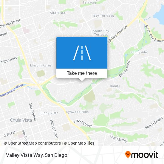 Valley Vista Way map