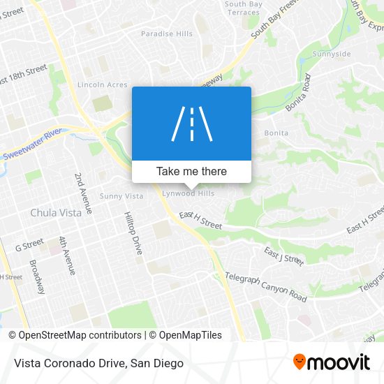 Mapa de Vista Coronado Drive
