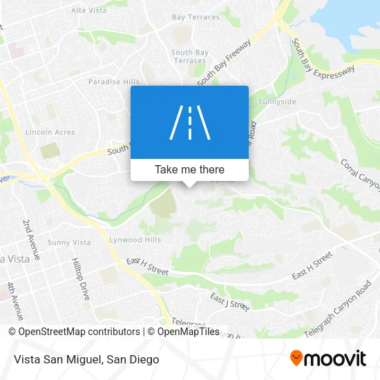 Vista San Miguel map