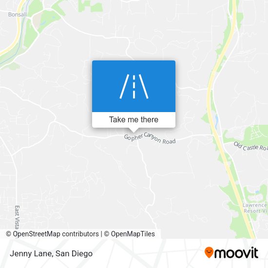 Mapa de Jenny Lane