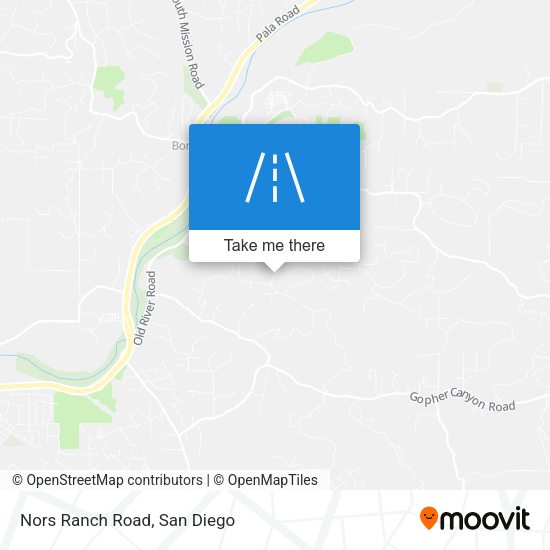 Mapa de Nors Ranch Road
