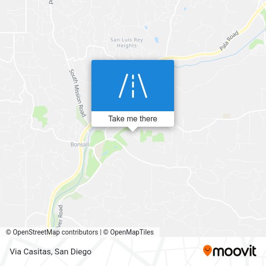Mapa de Via Casitas