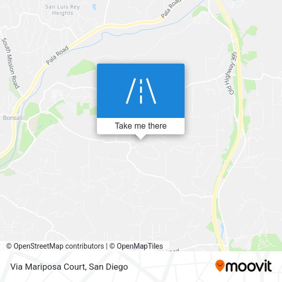 Mapa de Via Mariposa Court