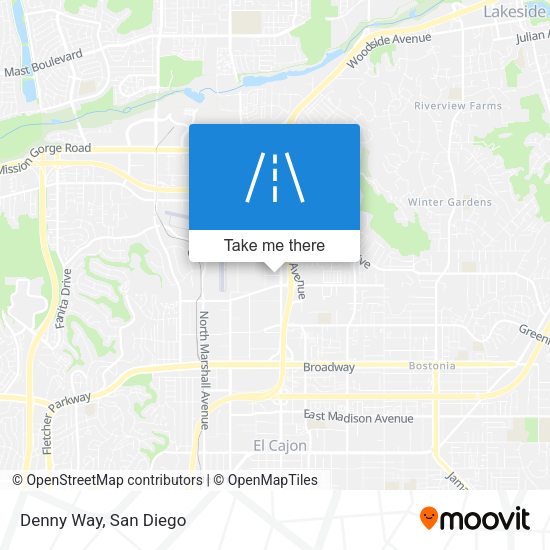 Mapa de Denny Way