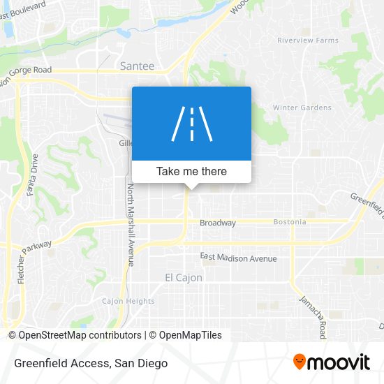 Mapa de Greenfield Access