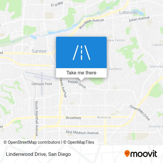 Lindenwood Drive map