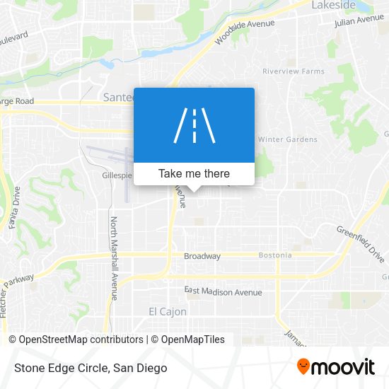 Mapa de Stone Edge Circle