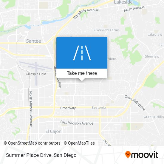 Mapa de Summer Place Drive