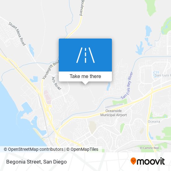 Mapa de Begonia Street