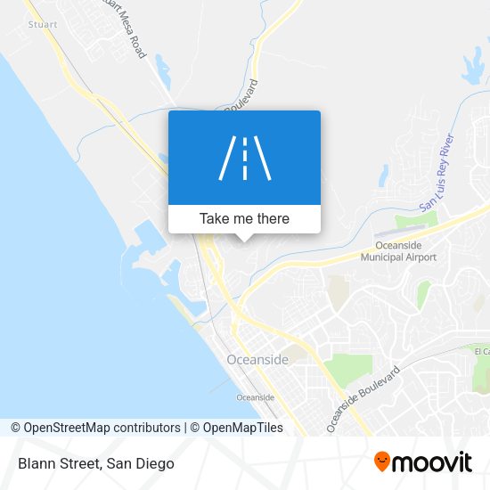 Mapa de Blann Street