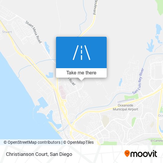 Christianson Court map