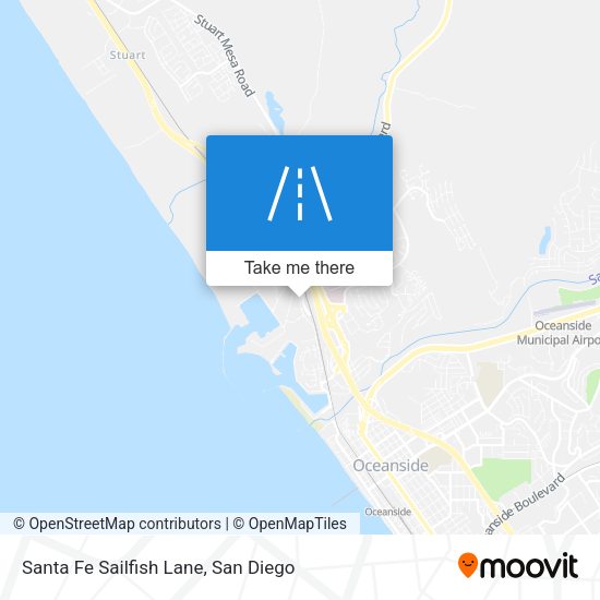Santa Fe Sailfish Lane map