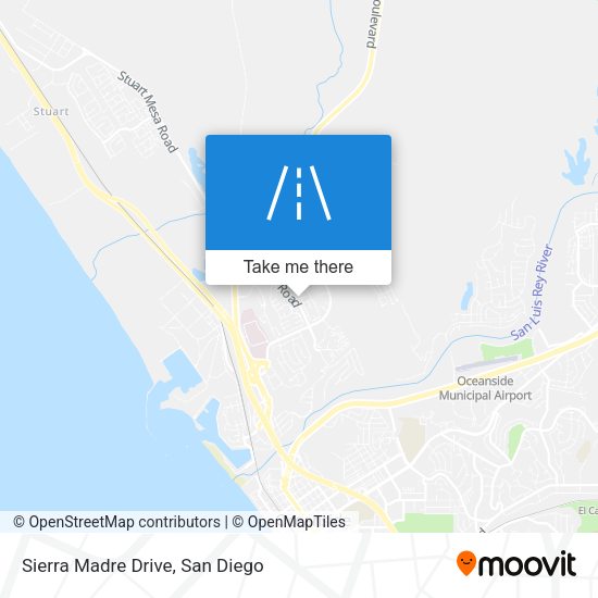 Sierra Madre Drive map