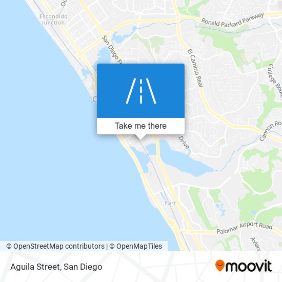 Aguila Street map