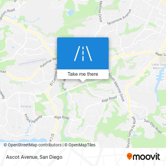 Mapa de Ascot Avenue