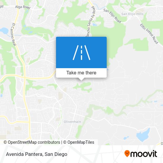 Mapa de Avenida Pantera