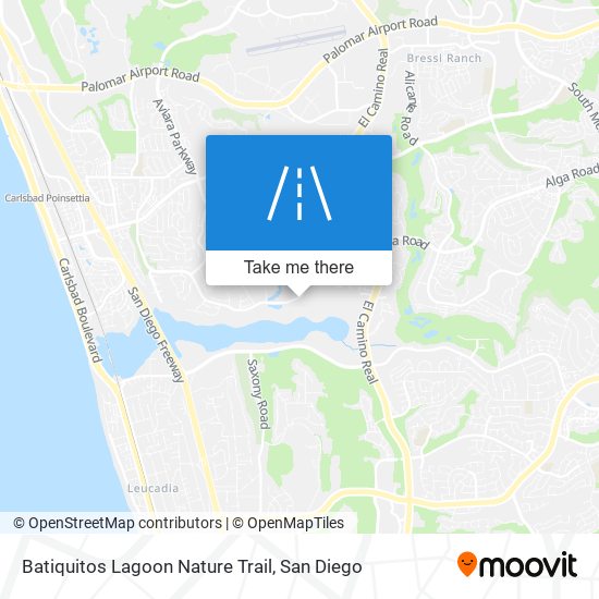 Mapa de Batiquitos Lagoon Nature Trail