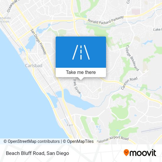 Mapa de Beach Bluff Road