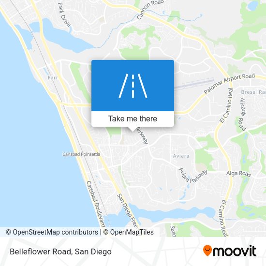 Mapa de Belleflower Road