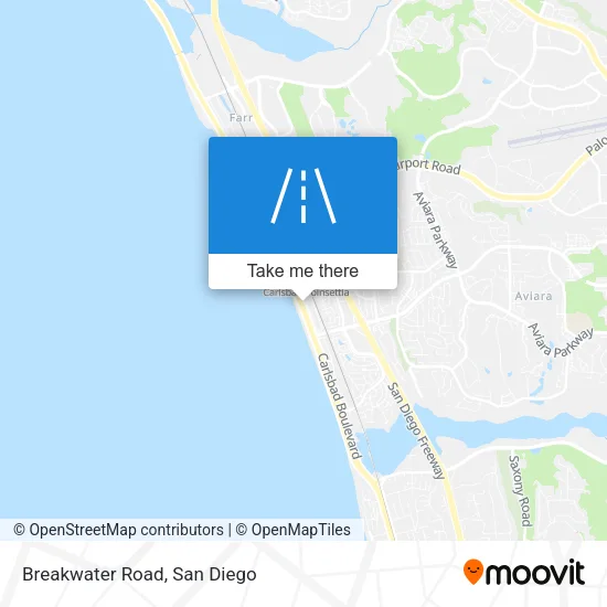 Breakwater Road map
