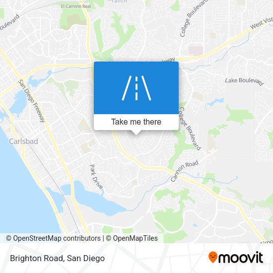 Mapa de Brighton Road