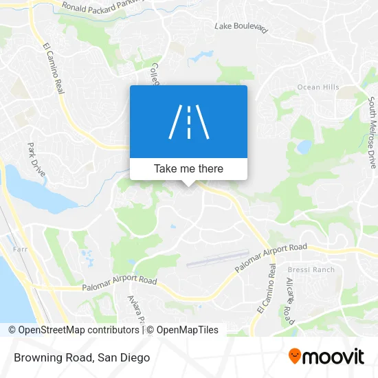 Browning Road map