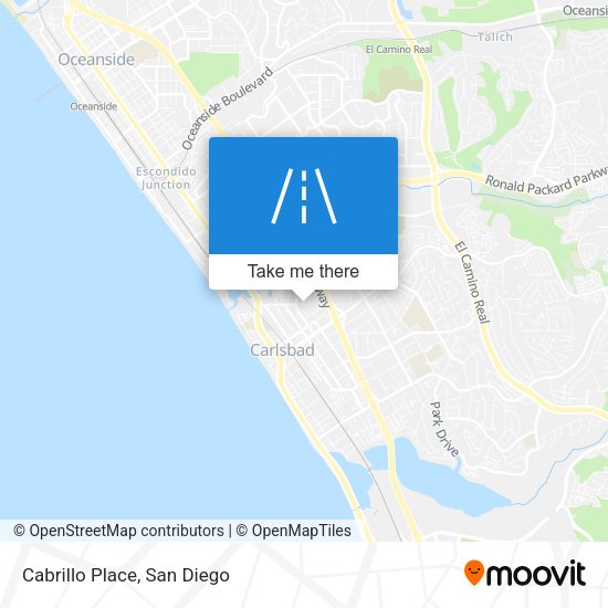 Cabrillo Place map