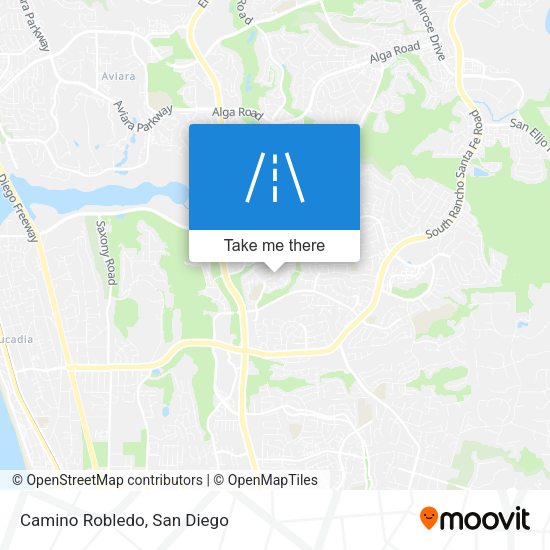 Mapa de Camino Robledo
