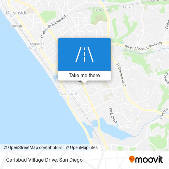 Carlsbad Village Drive map