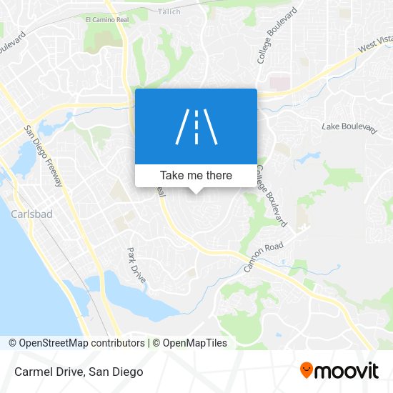 Mapa de Carmel Drive