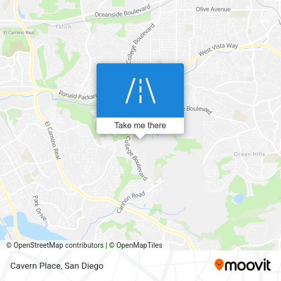Mapa de Cavern Place