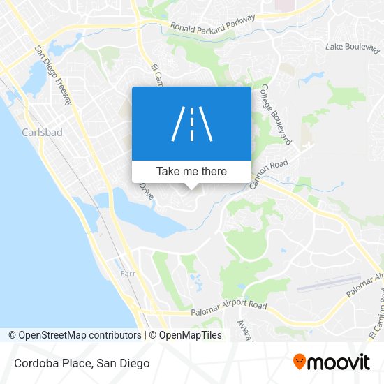 Mapa de Cordoba Place