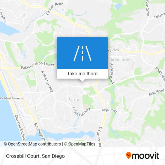 Crossbill Court map
