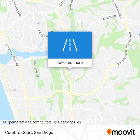 Cumbre Court map
