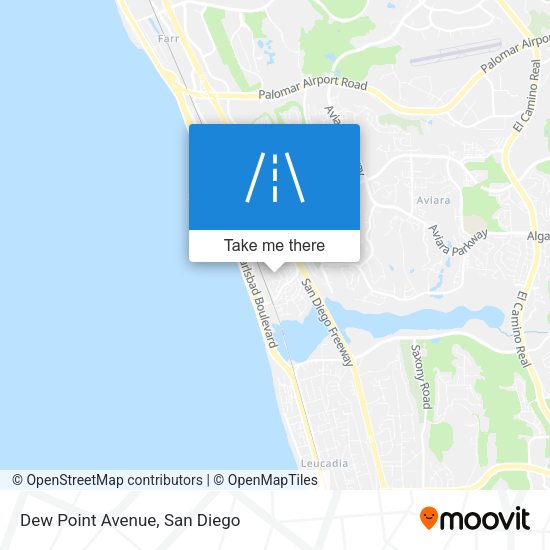 Mapa de Dew Point Avenue