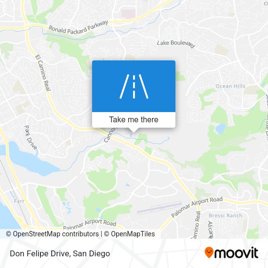 Mapa de Don Felipe Drive