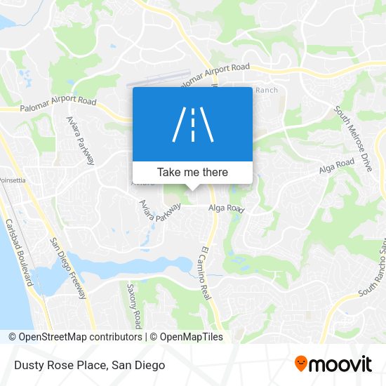 Mapa de Dusty Rose Place