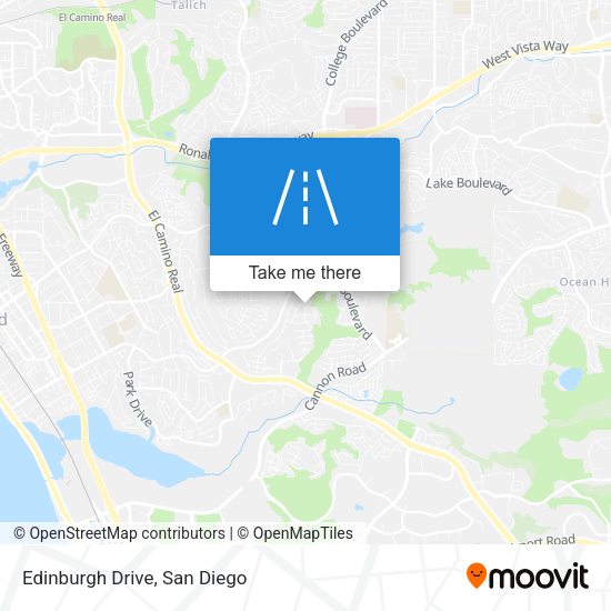 Mapa de Edinburgh Drive