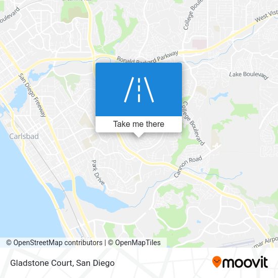 Mapa de Gladstone Court