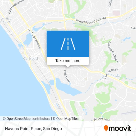 Mapa de Havens Point Place