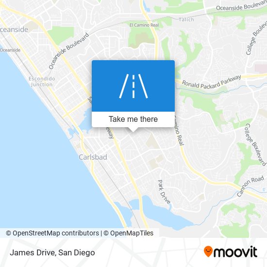 James Drive map